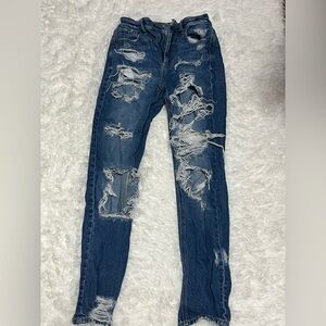 American Eagle mom jeans size 000